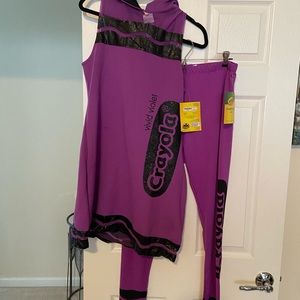 Purple crayon costume